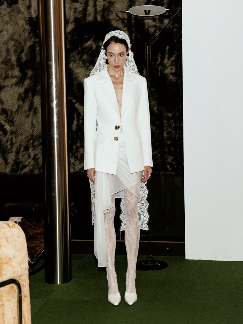 A bridal suit at Lichée Bridal, Bay Area