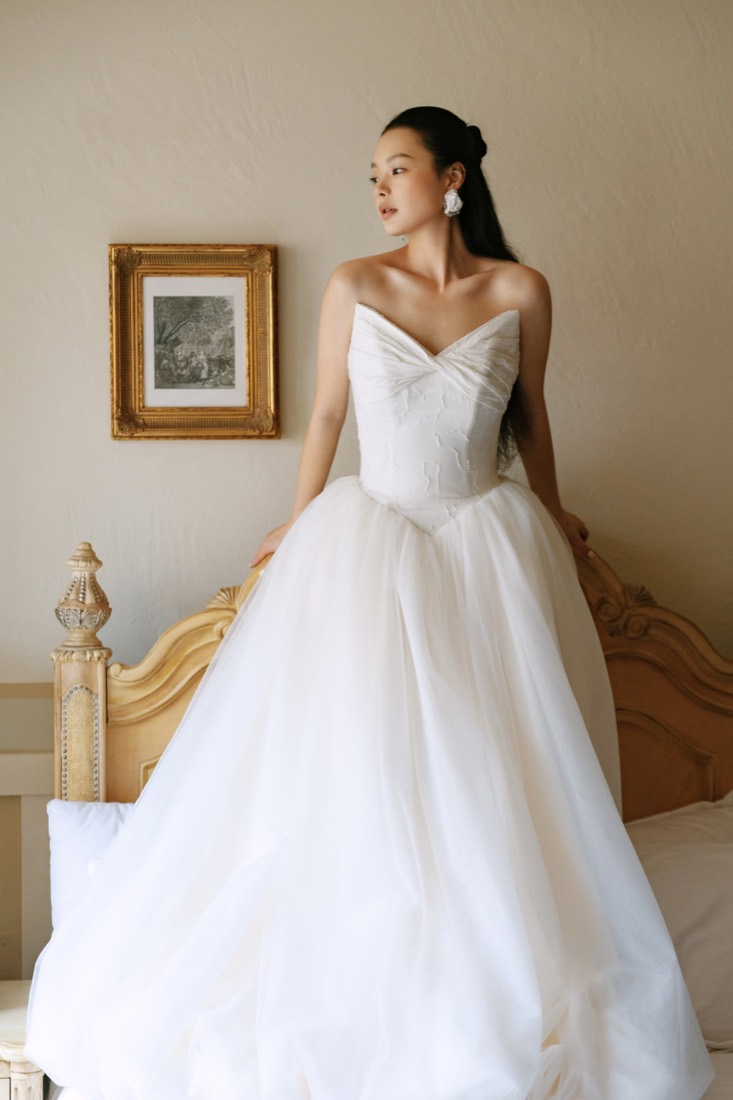 A soft tulle gown at Lichée Bridal, Bay Area — detail 2 of 6